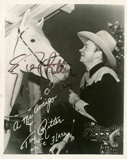 Tex Ritter autograph