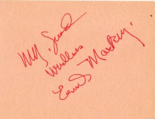 Enid Markey autograph