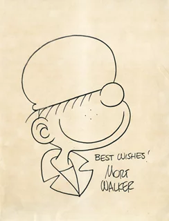 Mort Walker autograph