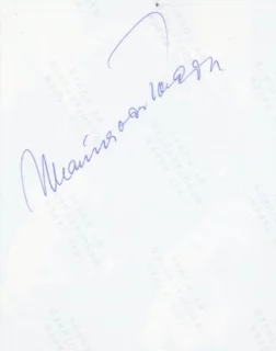 Maria Von Trapp autograph