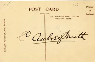 C. Aubrey Smith autograph