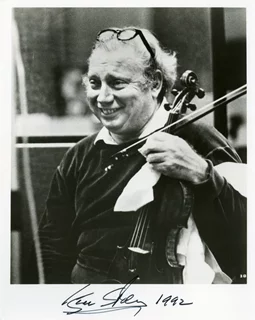 Isaac Stern autograph