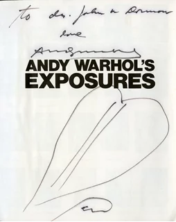 Andy Warhol autograph