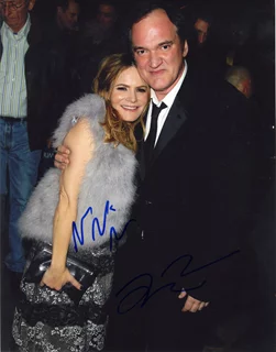 Tarantino and Leigh autograph