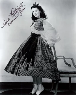 Ann Rutherford autograph