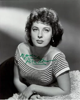 Rita Gam autograph