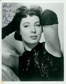 Rita Gam autograph