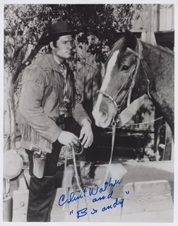 Clint Walker autograph