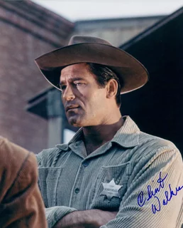 Clint Walker autograph