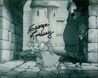 George Lindsey autograph