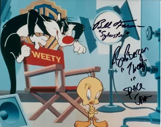 Sylvester & Tweety autograph