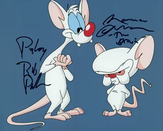 Pinky and the Brain autograph
