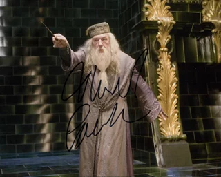 Michael Gambon autograph