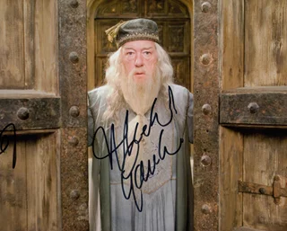 Michael Gambon autograph