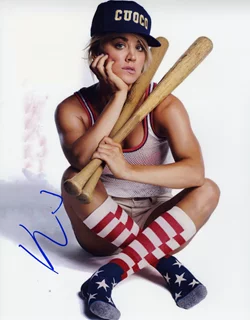 Kaley Cuoco autograph
