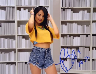 Becky G autograph