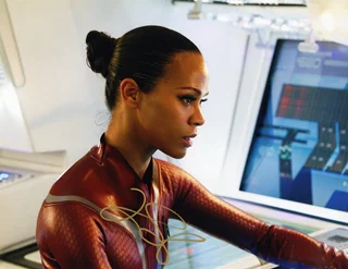 Zoe Saldana autograph