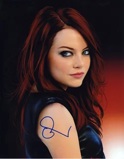 Emma Stone autograph