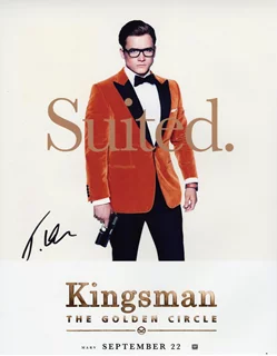 Taron Egerton autograph