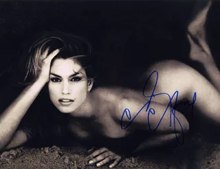 Cindy Crawford autograph