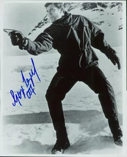 George Lazenby autograph