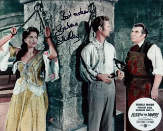 Barbara Shelley autograph