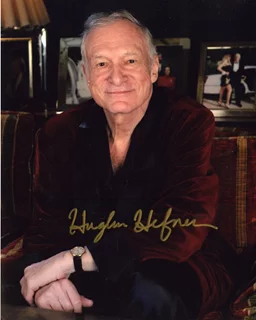 Hugh Hefner autograph