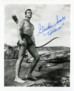 Gordon Scott autograph