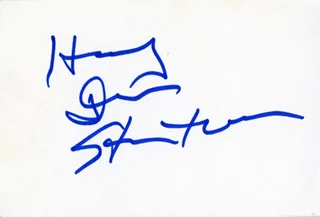 Harry Dean Stanton autograph