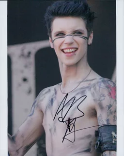Andy Biersack autograph