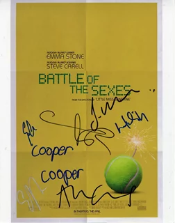 Battle of The Sexes autograph