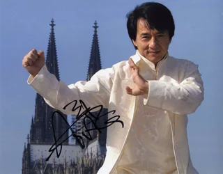 Jackie Chan autograph