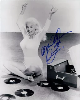 Mamie Van Doren autograph