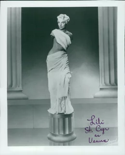 Lili St. Cyr autograph