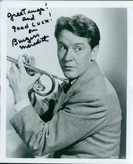 Burgess Meredith autograph