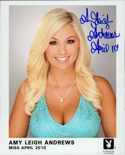 Amy Leigh Andrews autograph