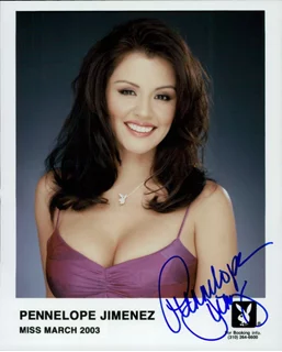 Pennelope Jimenez autograph