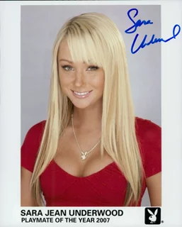 Sara Jean Underwood autograph