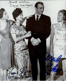 James Bond's Dr. No autograph