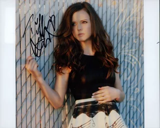 Tiffany Alvord autograph