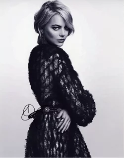 Emma Stone autograph