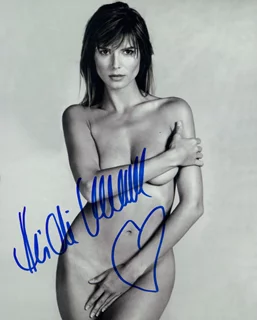 Heidi Klum autograph