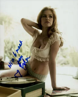 Isla Fisher autograph