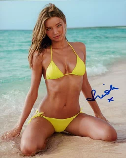 Miranda Kerr autograph