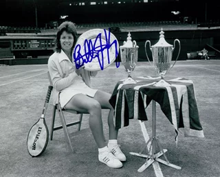 Billie Jean King autograph