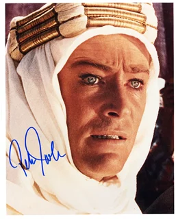 Peter O'Toole autograph