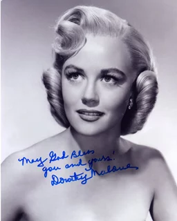 Dorothy Malone autograph