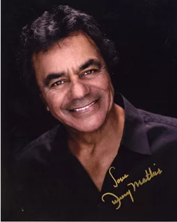 Johnny Mathis autograph