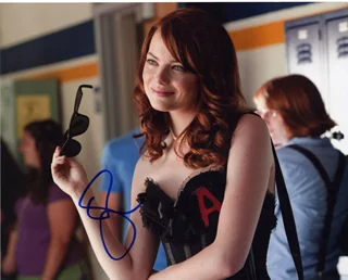 Emma Stone autograph