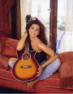 Shania Twain autograph
